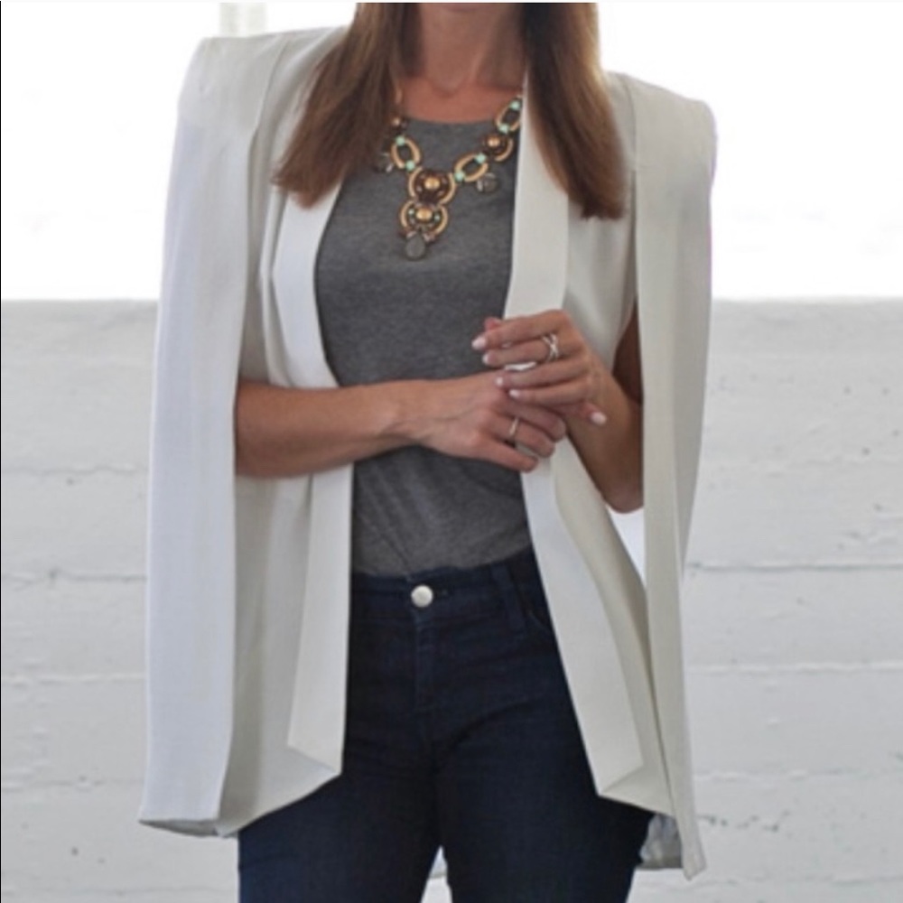 Chic Cape Blazer💫 WHOWHATWEAR